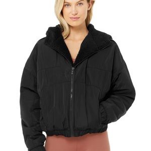 Alo Duality Reversible Sherpa Jacket - Black